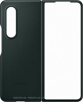 Фото Samsung Leather Cover for Galaxy Z Fold3 SM-F926B Green (EF-VF926LGEGRU)