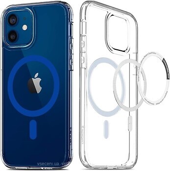 Фото Spigen Case Ultra Hybrid Mag Safe for Apple iPhone 12/12 Pro Blue (ACS02627)
