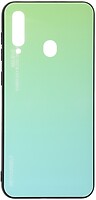 Фото BeCover Gradient Glass Samsung Galaxy A20s SM-A207 Green-Blue (704430)