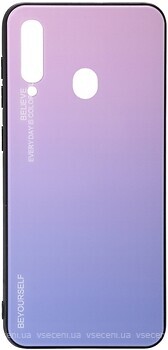 Фото BeCover Gradient Glass Samsung Galaxy A20s SM-A207 Pink-Purple (704431)