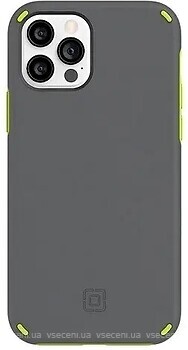 Фото Incipio Duo Case Apple iPhone 12 Pro Max Grey/Volt Green (IPH-1896-VOLT)