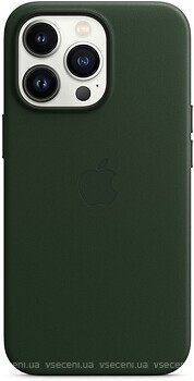 Фото Apple iPhone 13 Pro Leather Case with MagSafe Sequoia Green (MM1G3)
