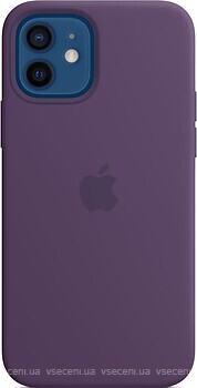 Фото Apple iPhone 12/12 Pro Silicone Case with MagSafe Amethyst (MK033)