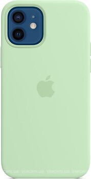Фото Apple iPhone 12/12 Pro Silicone Case with MagSafe Pistachio (MK003)