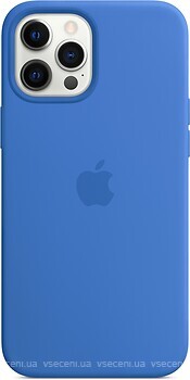 Фото Apple iPhone 12 Pro Max Silicone Case with MagSafe Capri Blue (MK043)