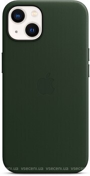Фото Apple iPhone 13 Leather Case with MagSafe Sequoia Green (MM173)