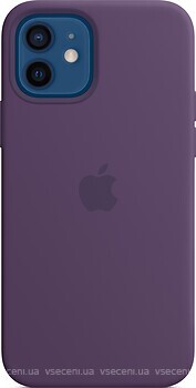 Фото Apple iPhone 12/12 Pro Silicone Case with MagSafe and Splash Screen Amethyst