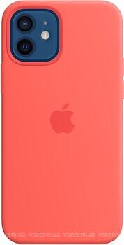 Фото Apple iPhone 12/12 Pro Silicone Case with MagSafe and Splash Screen Pink Citrus
