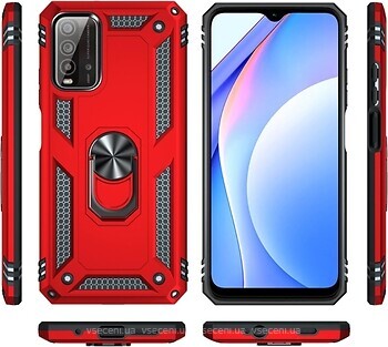 Фото BeCover Military Xiaomi Redmi 9T/Poco M3 Red (706648)