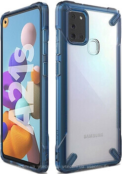 Фото Ringke Fusion X for Samsung Galaxy A21s SM-A217F Space Blue (RCS4838)