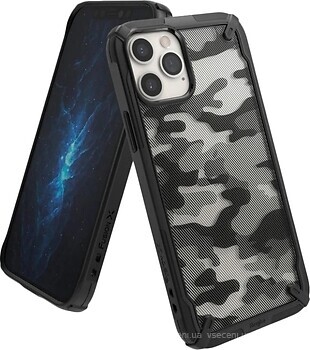 Фото Ringke Fusion X for Apple iPhone 12/12 Pro Camo Black (RCA4790)