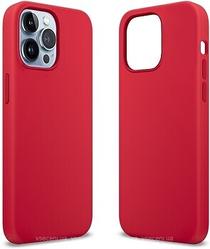 Фото MakeFuture Premium Silicone Case Apple iPhone 13 Pro Max Red (MCLP-AI13PMRD)