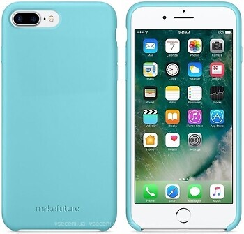 Фото MakeFuture Silicone Case Apple iPhone 7 Plus/8 Plus Light Blue (MCS-AI7P/8PLB)