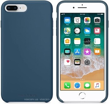 Фото MakeFuture Silicone Case Apple iPhone 7 Plus/8 Plus Blue (MCS-AI7P/8PBL)