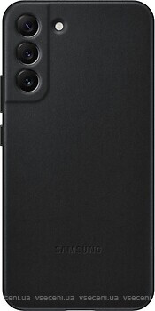 Фото Samsung Leather Cover for Galaxy S22 Plus SM-S906 Black (EF-VS906LBEGRU)