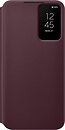 Фото Samsung Smart Clear View Cover for Galaxy S22 Plus SM-S906 Burgundy (EF-ZS906CEEGRU)