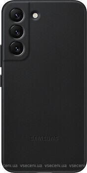 Фото Samsung Leather Cover for Galaxy S22 SM-S901 Black (EF-VS901LBEGRU)