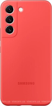 Фото Samsung Silicone Cover for Galaxy S22 SM-S901 Glow Red (EF-PS901TPEGRU)