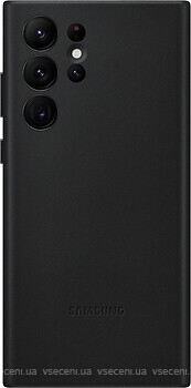 Фото Samsung Leather Cover for Galaxy S22 Ultra SM-S908 Black (EF-VS908LBEGRU)