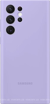 Фото Samsung Silicone Cover for Galaxy S22 Ultra SM-S908 Lavender (EF-PS908TVEGRU)