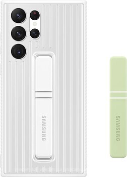 Фото Samsung Protective Standing Cover for Galaxy S22 Ultra SM-S908 White (EF-RS908CWEGRU)