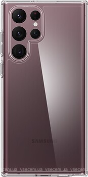 Фото Spigen Case Ultra Hybrid for Samsung Galaxy S22 Ultra SM-S908 Crystal Clear (ACS03918)