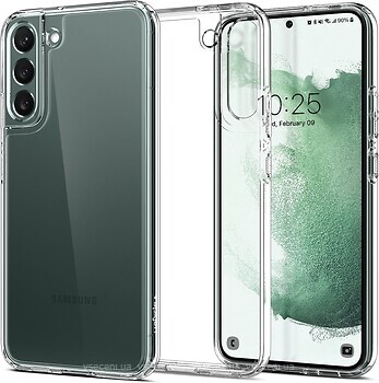 Фото Spigen Case Ultra Hybrid for Samsung Galaxy S22 Ultra SM-S908 Crystal Clear (ACS03988)