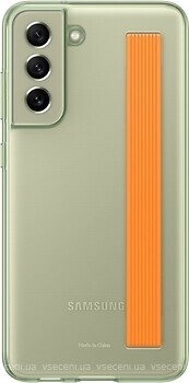 Фото Samsung Clear Strap Cover for Galaxy S21 FE SM-G990B Olive Green (EF-XG990CMEGRU)