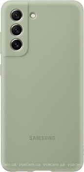 Фото Samsung Silicone Cover for Galaxy S21 FE SM-G990B Olive Green (EF-PG990TMEGRU)
