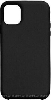 Фото Drobak Liquid Silicon Case Apple iPhone 11 Pro Black (707001)