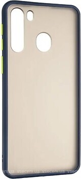 Фото Gelius Bumper Mat Case for Samsung Galaxy A21 SM-A215 Blue