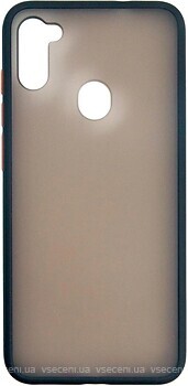 Фото Dengos Matt for Samsung Galaxy M11 SM-M115F Black (DG-TPU-MATT-47)