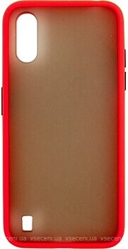 Фото Dengos Matt for Samsung Galaxy A01 SM-A015 Red (DG-TPU-MATT-33)