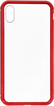 Фото ArmorStandart Magnetic Case 1 Gen for Apple iPhone Xs Max Clear/Red (ARM53391)