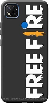 Фото Boxface Xiaomi Redmi 9C/Redmi 10A Free Fire White Logo (40879-bk102)