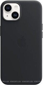 Фото Apple iPhone 14 Leather Case with MagSafe Midnight (MPP43)