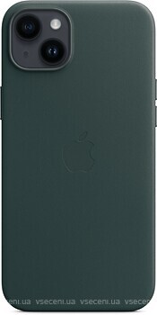 Фото Apple iPhone 14 Plus Leather Case with MagSafe Forest Green (MPPA3)