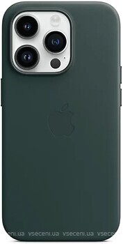 Фото Apple iPhone 14 Pro Max Leather Case with MagSafe Forest Green (MPPN3)