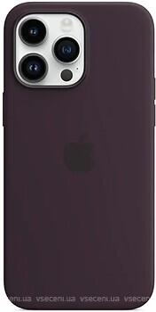 Фото Apple iPhone 14 Pro Max Silicone Case with MagSafe Elderberry (MPTX3)