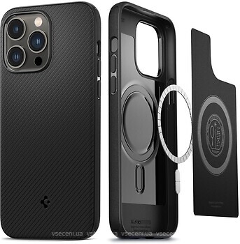 Фото Spigen Case Mag Armor MagFit for Apple iPhone 14 Pro Max Matte Black (ACS04844)