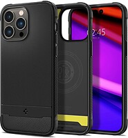 Фото Spigen Case Rugged Armor MagFit for Apple iPhone 14 Pro Max Matte Black (ACS04812)