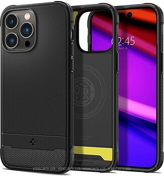 Фото Spigen Case Rugged Armor MagFit for Apple iPhone 14 Pro Max Matte Black (ACS04812)