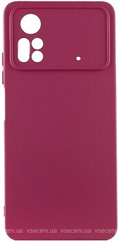 Фото Lakshmi Silicone Cover Full Camera Xiaomi Poco X4 Pro Marsala