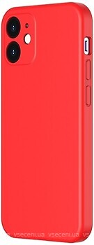 Фото Baseus Liquid Silica Gel Protective Case Apple iPhone 12 Mini Red (WIAPIPH54N-YT09)