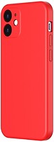 Фото Baseus Liquid Silica Gel Protective Case Apple iPhone 12 Red (WIAPIPH61N-YT09)