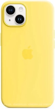 Фото Apple iPhone 14 Silicone Case with MagSafe Canary Yellow (MQU73)