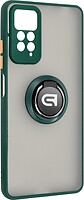 Фото ArmorStandart Frosted Matte Ring for Xiaomi Redmi Note 12 Pro 4G Dark Green (ARM68383)
