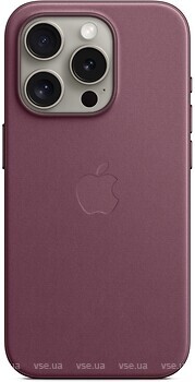 Фото Apple iPhone 15 Pro FineWoven Case with MagSafe Mulberry (MT4L3ZM/A)