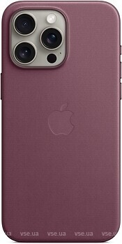 Фото Apple iPhone 15 Pro Max FineWoven Case with MagSafe Mulberry (MT4X3ZM/A)