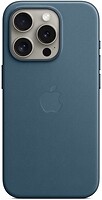 Фото Apple iPhone 15 Pro FineWoven Case with MagSafe Pacific Blue (MT4Q3ZM/A)